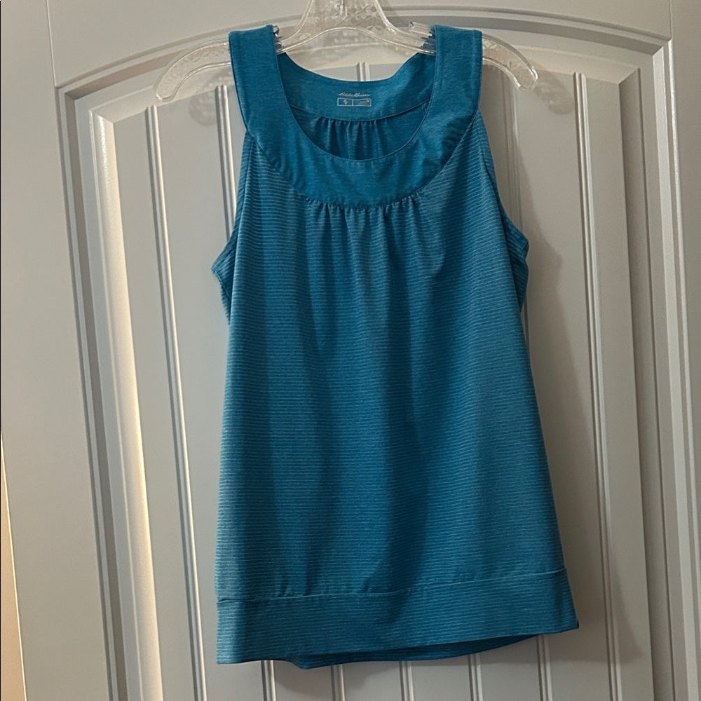 Eddie Bauer Blue Sleeveless Top